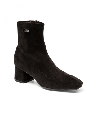 Bottines à talons Les Tropeziennes DANIELA Noir Suede Femme|SZRK-76310749